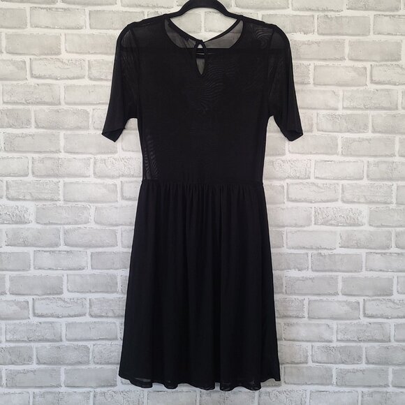 Potters Pot Embroidered Roses Dress Sheer Top Whimsigoth Coquette Large - Picture 2 of 9